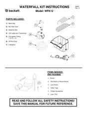 Beckett WFK12 Manual De Instrucciones