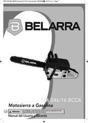 Belarra MA 546/16 BCCA Manual Del Usuario Y Garantía