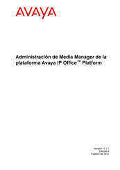 Avaya IP Office Platform Manual Del Usuario