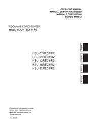 Haier HSU-22RE03/R2 Manual De Funcionamiento