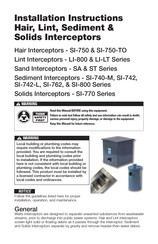 Watts SI-740-M Serie Instrucciones De Instalación