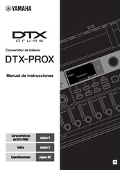 Yamaha DTX-PROX Manual De Instrucciones