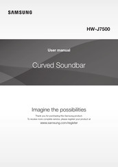 Samsung HW-J7500 Manual Del Usuario