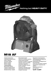 Milwaukee M18 AF Manual Original