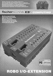 fischertechnik ROBO I/O-EXTENSION Instrucciones De Manejo