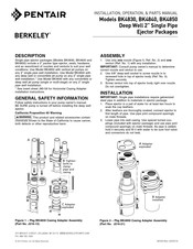 Pentair BERKELEY BK4840 Manual De Instalación Y Operación