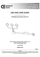 Commercial Electric 1000 028 892 Guía De Uso Y Cuidado