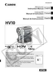 Canon HV10 Manual De Instrucciones