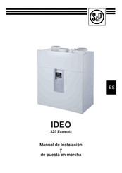 S&P IDEO 325 Ecowatt Manual De Instalación