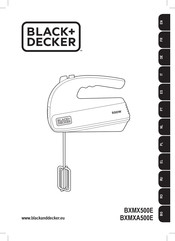 Black+Decker BXMXA500E Manual De Instrucciones