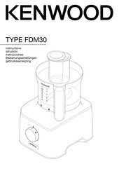 Kenwood Multipro Compact FDM30 Instrucciones