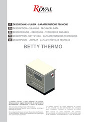 Royal BETTY THERMO Descripción - Limpieza - Características Técnicas