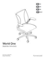 Humanscale World One Instrucciones De Montaje