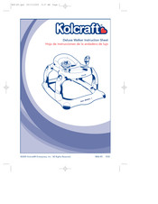 Kolcraft Deluxe Walker Hoja De Instrucciones