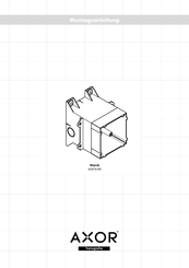 Hansgrohe AXOR Starck 40876180 Instrucciones De Montaje