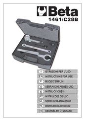 Beta 1461/C28B Instrucciones