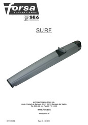 Forsa Automatismos SURF Manual De Instrucciones