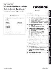 Panasonic CS-ME7NKE Instrucciones De Instalación