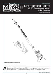 SurfaceMaxx PROFESSIONAL SGY-PWA95 Hoja De Instrucciones