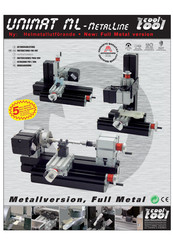 The Cool Tool Unimat ML Instrucciones Para Uso