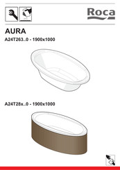 Roca AURA A24T2630 Serie Guia De Inicio Rapido