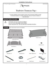 Rampage Trailview Tonneau Top Instrucciones De Instalación