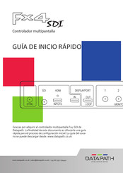 Datapath Fx4-SDI Guia De Inicio Rapido