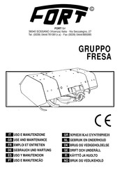 Fort GRUPPO FRESA Uso Y Manutención