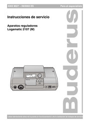 Buderus Logamatic 2107 M Instrucciones De Servicio