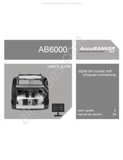 AccuBANKER AB6000 Manual De Usuario