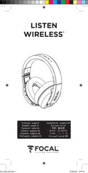 Focal Listen Wireless Manual De Instrucciones