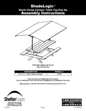 ShelterLogic 14550 Instrucciones De Montaje