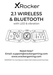 Xrocker 2.1 WIRELESS & BLUETOOTH Guia Del Usuario