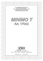 Gessi MINIMO T 17042 Manual De Instrucciones
