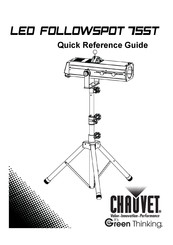 Chauvet LED FOLLOWSPOT 75ST Guía De Referencia Rápida