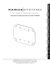 Sanus Systems VM100 Instrucciones De Montaje