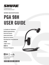 Shure PGA 98H Guia Del Usuario