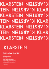 Klarstein Gärkeller Pro XL Manual De Instrucciones