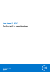 Dell Inspiron 15 3510 Configuración Y Especificaciones