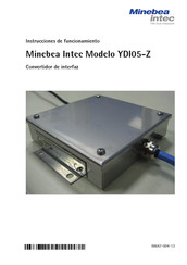 Minebea Intec YDI05-Z Instrucciones De Funcionamiento