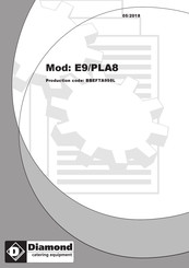 Diamond E9/PLA8 Instrucciones Para El Funcionamiento