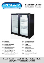 Polar Refrigeration G835 Manual De Instrucciones