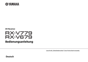 Yamaha RX-V779 Manual Del Usuario