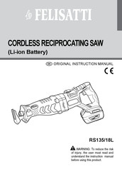 Felisatti RS135/18L Manual De Instrucciones Original