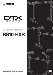 Yamaha DTX drums RS10-HXR Manual De Instrucciones