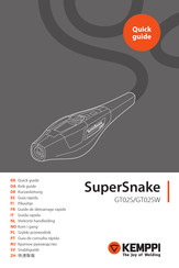 Kemppi SuperSnake GT 02SW Guía Rápida