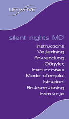 LifeWave silent nights MD Instrucciones