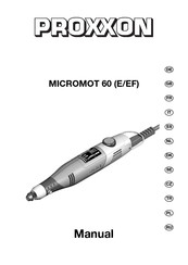 Proxxon MICROMOT 60 Manual De Instrucciones