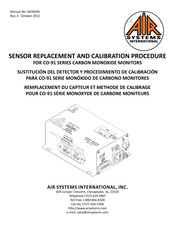 AIR SYSTEMS CO-91 Serie Sustitución Y Procedimiento De Calibración