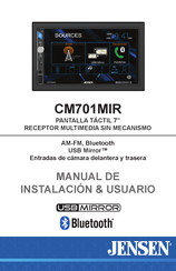 Jensen CM701MIR Manual De Instalación, Usuario